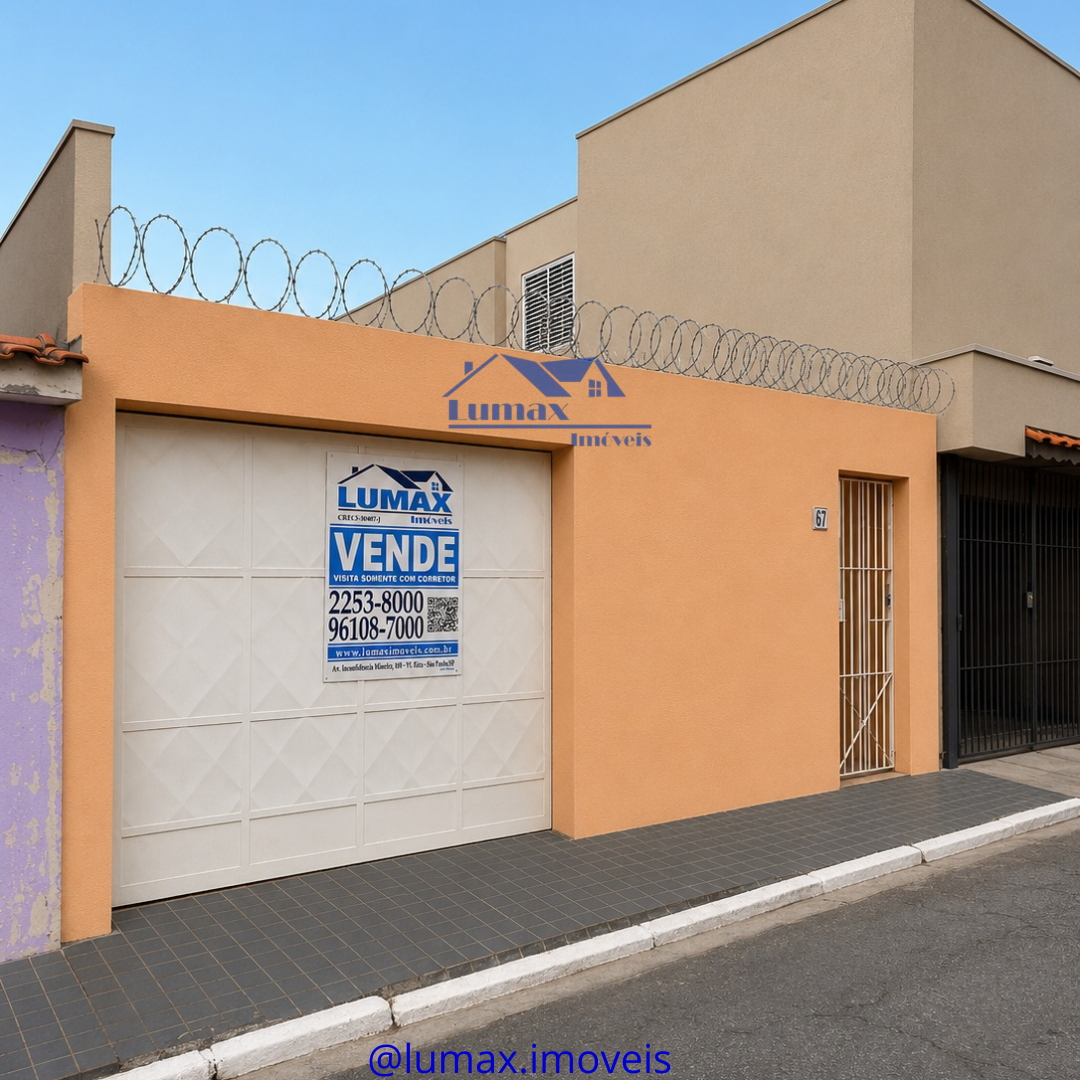 Casa térrea usada com duas casas no terreno